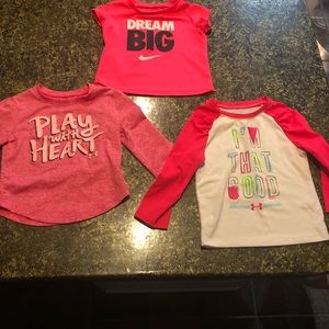 5 piece under armour and Nike